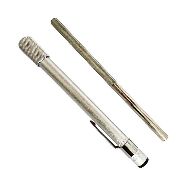 Многофункциональная портативная точилка с двойной головкой, алмазный нож для заточки ножей на открытом воздухе, инструмент для заточки