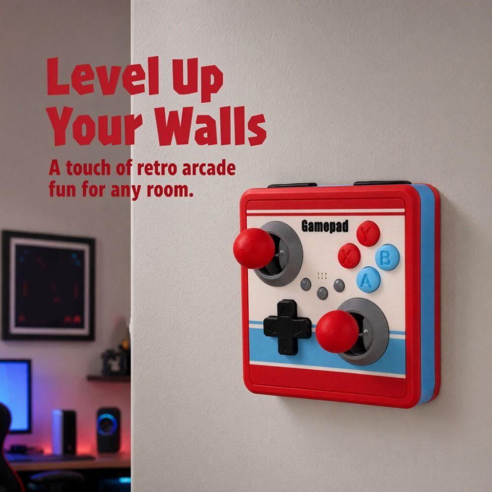 Creative Arcade Joystick Light Switch Cover 3D Printed Switch Panel Decoration Living Room Decor