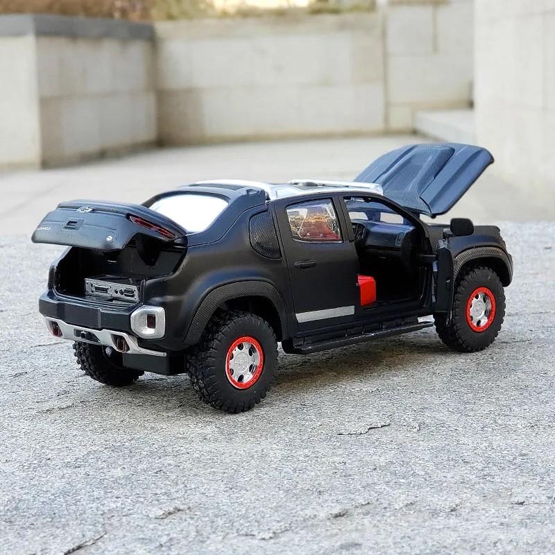 1/32 Chevrolet Colorado ZH2 литой автомобиль модель внедорожника имитация звука и света детские игрушки коллекция подарок