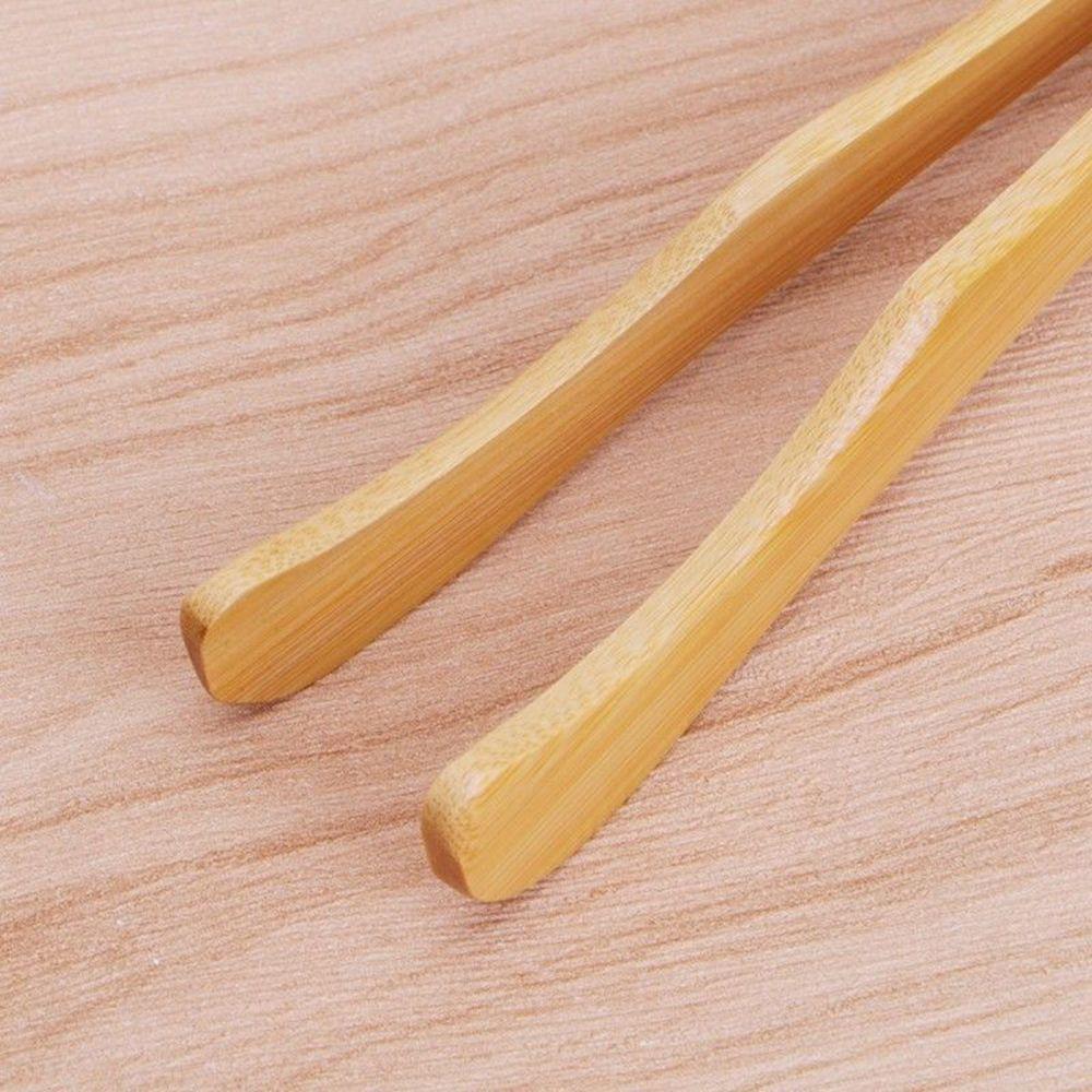 Gadget Food Toast Bacon Sugar Kitchen Tool Tweezer Tea Tongs Salad Clip Bamboo Wood