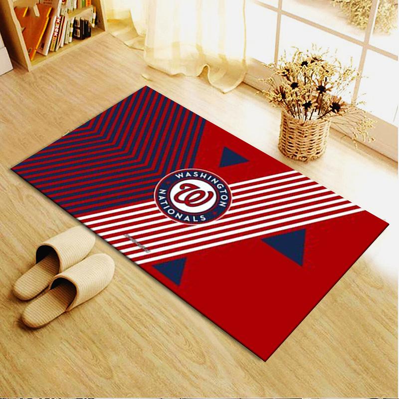 Washington Nationals Carpet Rug for Living Room Bedroom Home Sofa Decoration,Kids play Non-slip Floor Mat