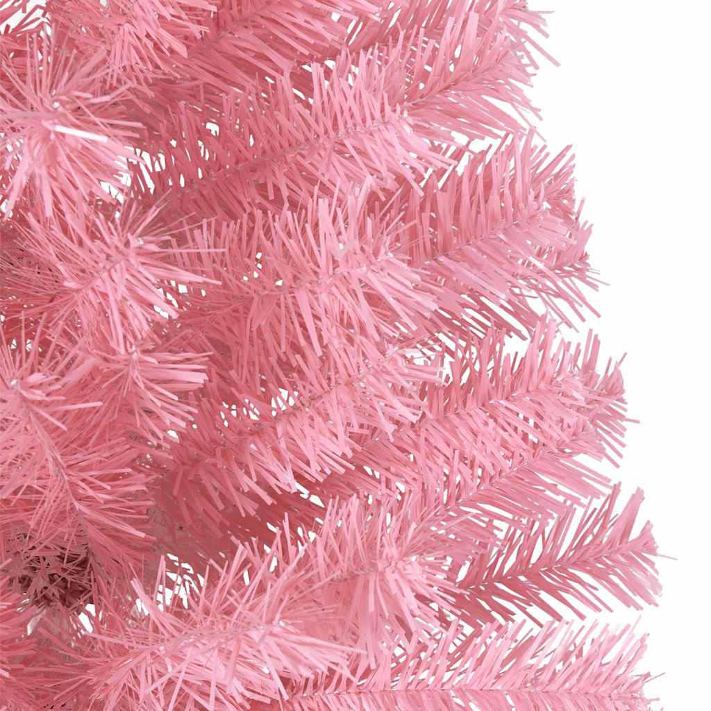 Artificial Pre lit Pink Christmas Tree 240 cm PVC