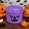 3/7Pcs Mini Pumpkin Bucket Striking Nostalgic Design Weird Atmosphere Spooky Mini Pumpkin Bucket Ornament