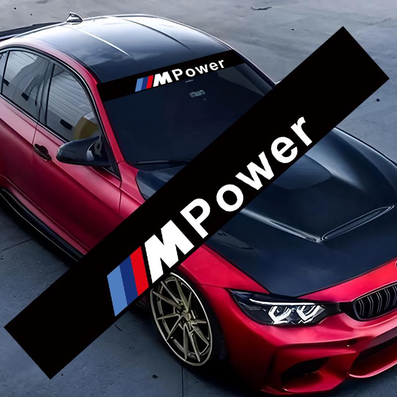 High Quality Vinyl Car Sticker Decal for BMW E30 E34 E36 E39 E46 E60 E70 E87 E90 E91 E92, Front & Rear Windshield Decorative Sty TU0