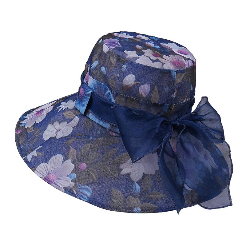 In the elderly hat women's new summer cool hat mother sunshade mesh hat thin sunscreen sunshade bucket hat