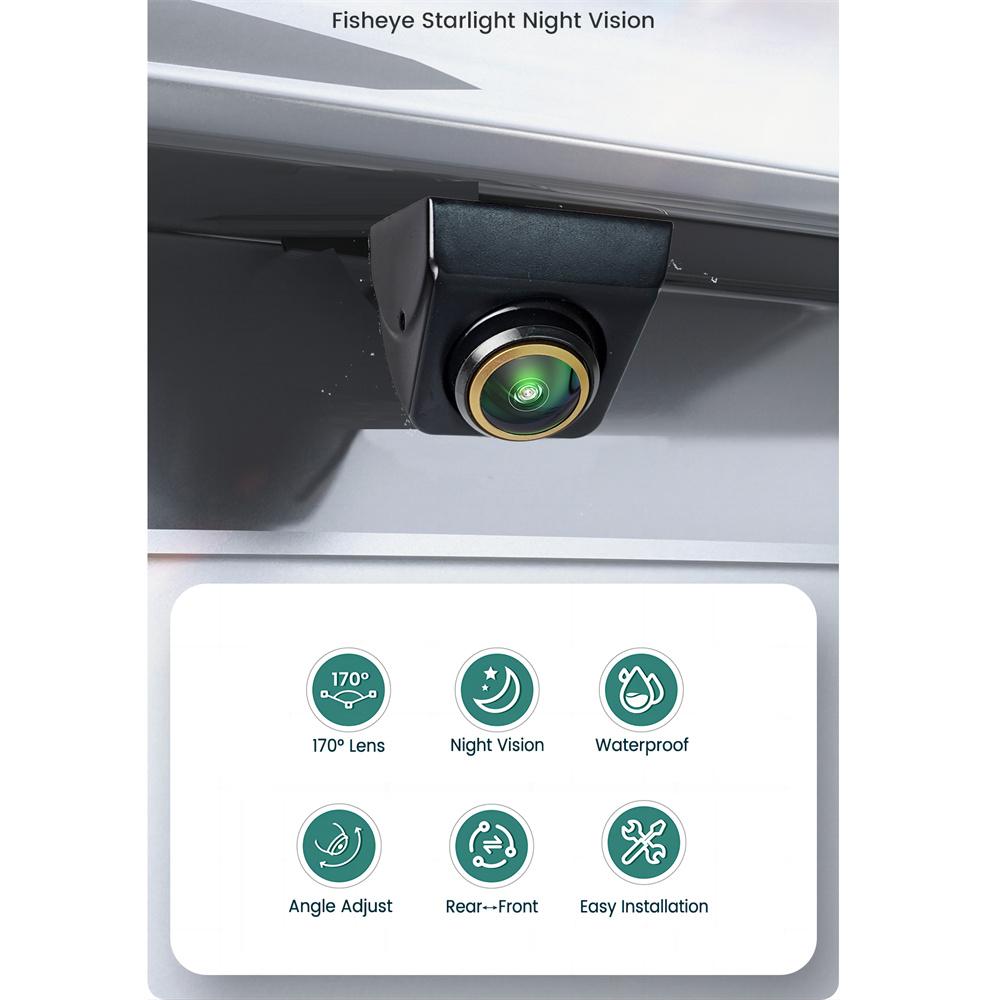 1x 720P AHD CVBS Car Rear View Backup Parking Camera 170° Starlight Night Vision