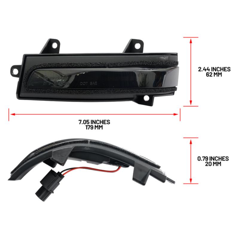 For Honda Civic Saloon 2012-2014 City 2009-2011 Civic Hybrid 2012-2013 Sequential LED Rearview Side Mirror Blinkers Turn Signals