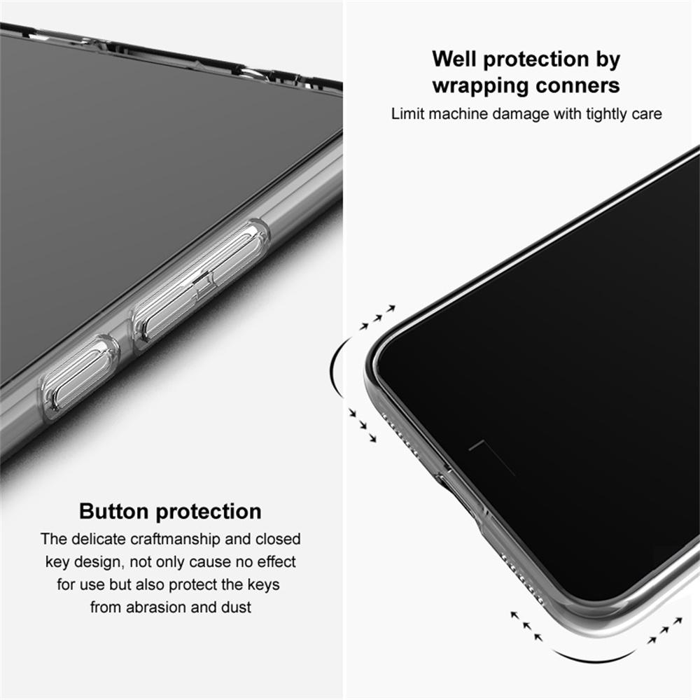 IMAK UX-5 Series Phone Cover for Samsung Galaxy S25 Clear Case Shockproof TPU Slim Phone Back Cover