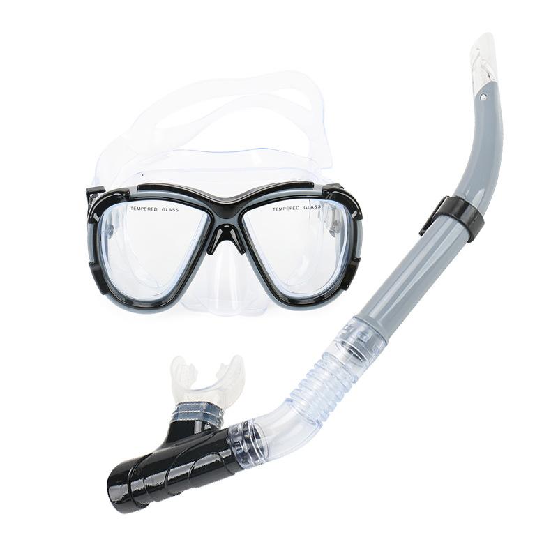 Large Vision Mask, Adult Tempered Glass Diving Goggles Set.