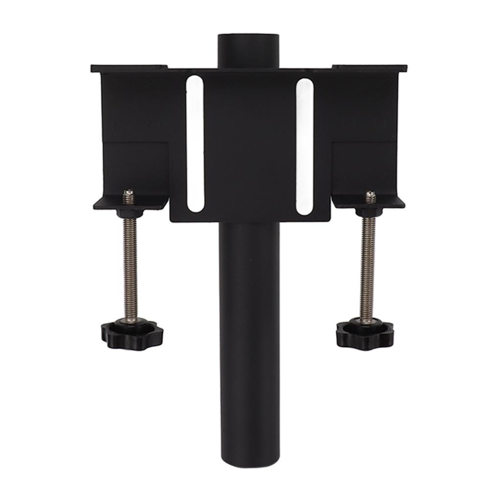 Pickup Flagpole Mount Firm Support Steel Universal Truck Flagpole Holder for Most Pickups Black