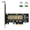 Адаптер M.2 NVME SSD на PCI-E X1 X4, 2280 SSD, карта расширения PCIe 3.0 4.0 для настольного ПК, PCI-E GEN4, полная скорость 16 Гбит/с