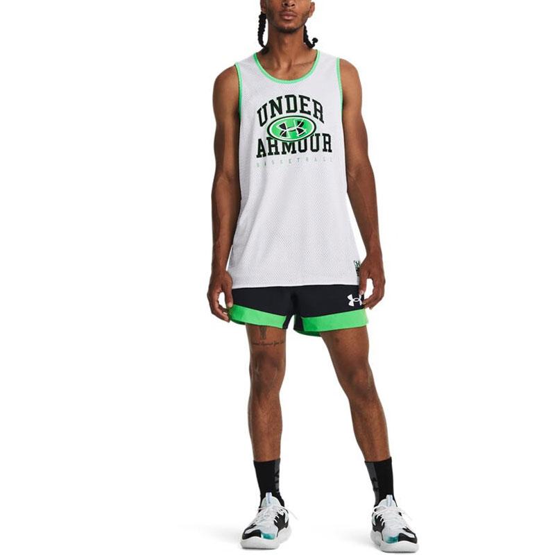 Under Armour Баскетбольная майка мужская белая 1377310-100