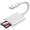 USB Type C к SD TF Картридер 2 в 1 Адаптер для передачи фото с камеры Для телефона Apple Samsung Huawei Xiaomi Аксессуар 3