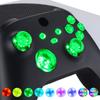 eXtremeRate Multicolor Illuminated Thumbstick Start Back Share for Xbox Series ABXY Buttons for Xbox Series and DTF LED Kit for Xbox Series