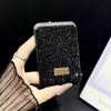 Магнитная сумка-кошелек Magsafe со стразами, подходит для Apple, Samsung, держатель для карт для мобильного телефона, держатель для карт, этикетка с гальваническим покрытием