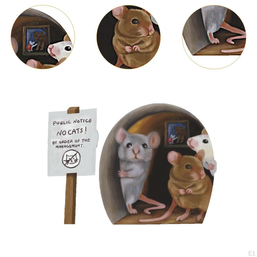 Наклейка на стену «Мышиная нора», наклейка «Мыши дома» для плинтуса, украшение дома, имитация, плитка «Мыши»