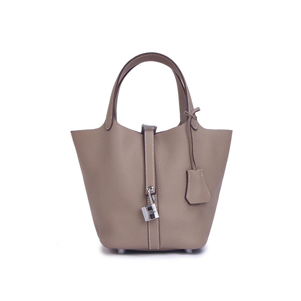 Женские сумки из натуральной кожи, дизайнерская маленькая сумка-тоут без логотипа, первый слой из коровьей кожи, сумка для покупок через плечо с серебристым замком