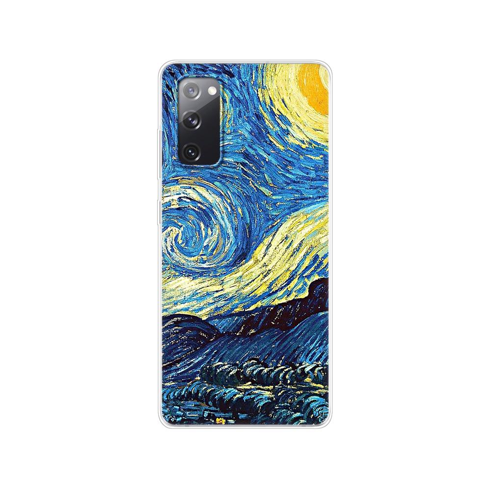 Чехол для Samsung Galaxy S20 FE 6,5 "Мягкий силиконовый чехол из ТПУ на заднюю панель телефона для Samsung S20 fe, бампер GalaxyS20 FE S20FE, принципиально чехол