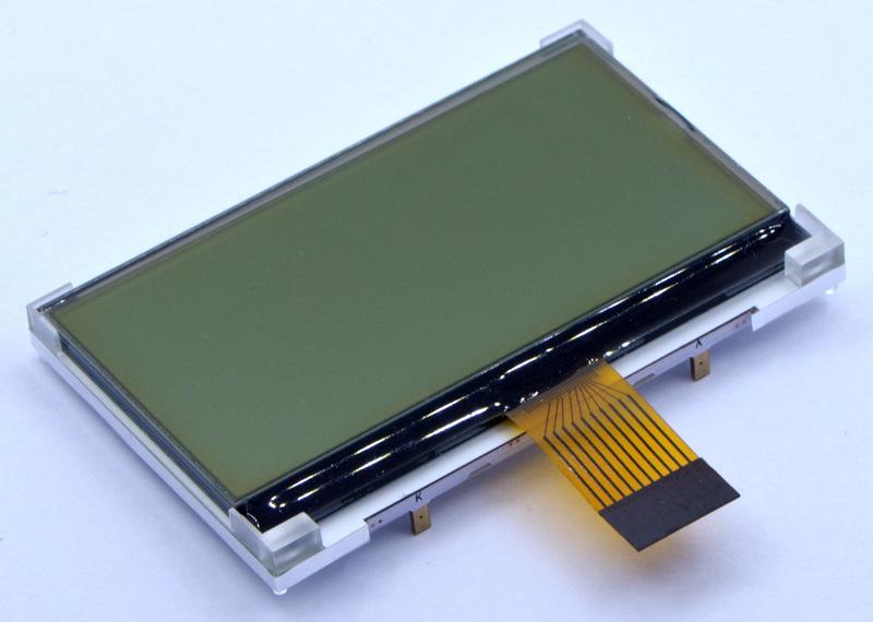 2,4" Точечно-матричный COG LCD дисплей 128x64, ST7567 JHD12864-G286BSW-G