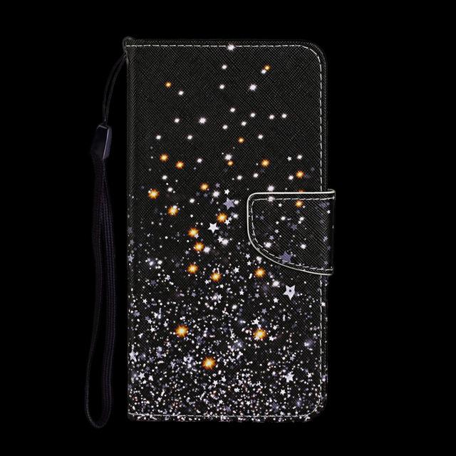 Кожаный чехол для Iphone 12 13 Pro Max, флип-кошелек, держатель для карт, модный чехол для телефонной книги с мультяшной росписью 12pro 13pro