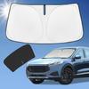 For Ford Escape 2024 Sun Shade Sunshade Windshield Cover, 4-Layer Front Window Shade Custom Fit Escape 2024 Sun Visor Shield 240T Fabric Foldable