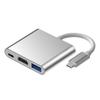 1 шт. Конвертер Type-C в HD Расширитель OTG-адаптер 3 в 1 Хаб Type-C 3.0 с HDMI 4K Сплиттером USB Дисковод Кардридер Док-станция для зарядки PD