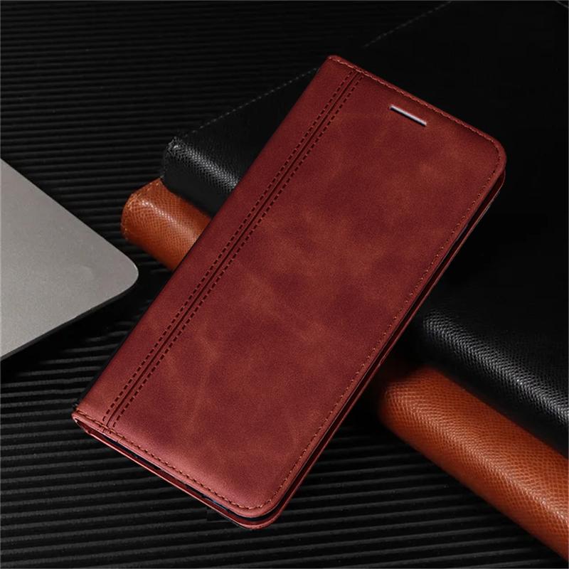 Book Leather Flip Wallet Phone Case For iPhone 15 14 13 12 11 Pro Max X XR XS Max 7 8 15 Plus Shockproof Soft Cover