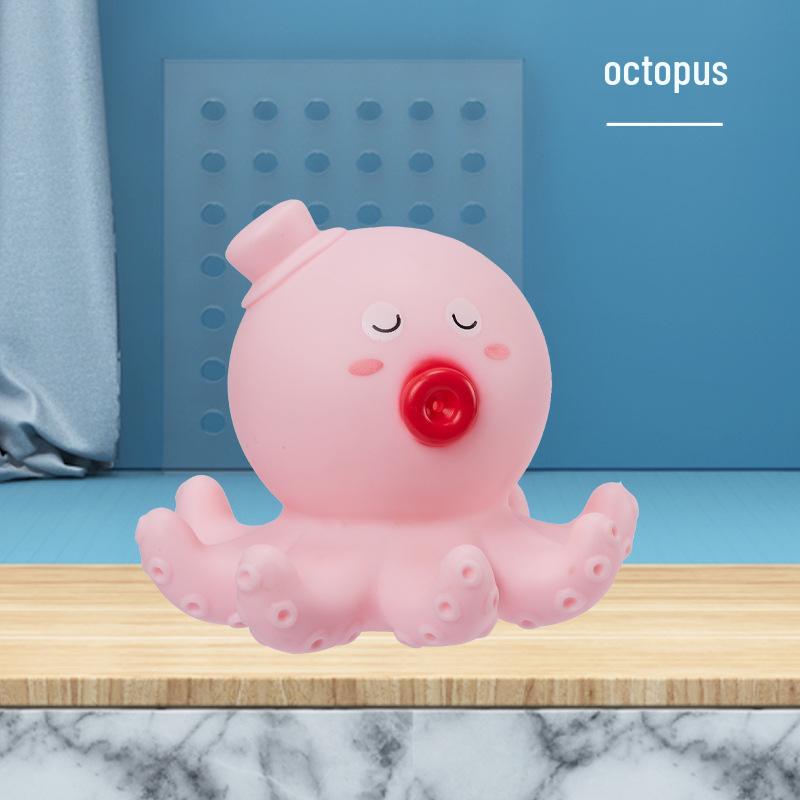 Большая мягкая резиновая игрушка для ванной, брызгающая водой для младенцев и детей
