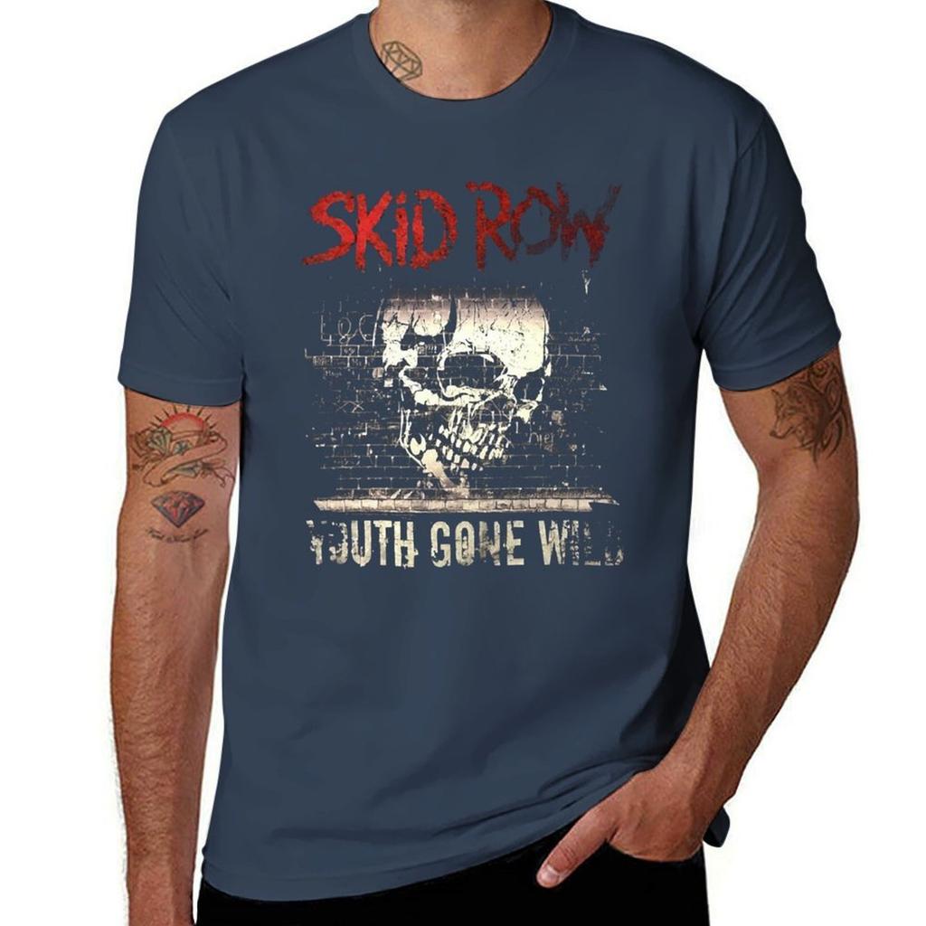 Skid Row Youth Gone Wild Art Gift TShirt Holiday Simple Tee Shirt