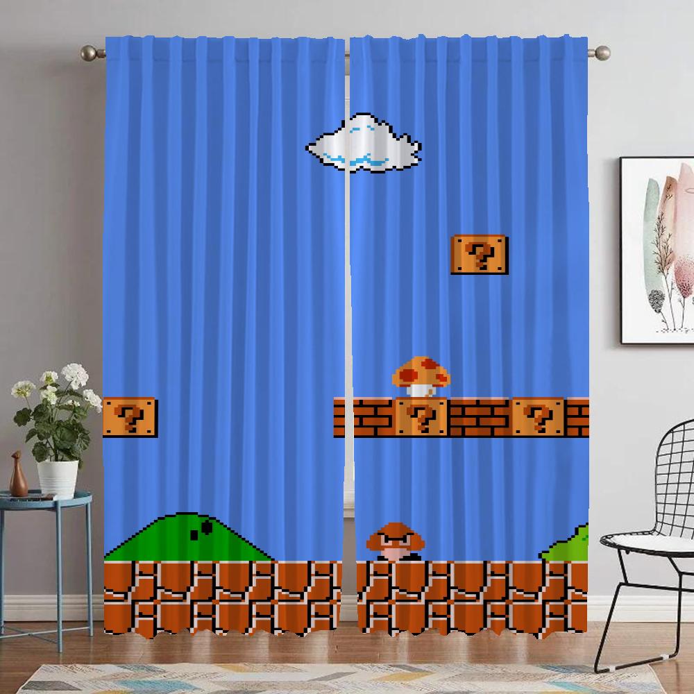 Раздел Marios Shades Blackout Curtains для гостиной, занавески для домашнего интерьера, 2 шт. Тюль для спальни, кухни