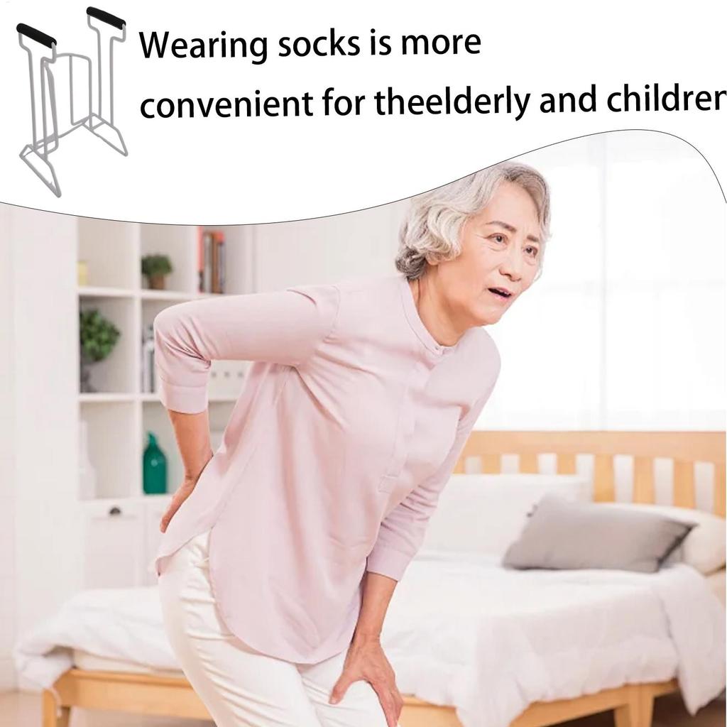 Sock Aid For Compression Socks Easy Grip Sock Aid Compression Sock Assist Device Help Putting On Socks Device Anti-Rust Sock