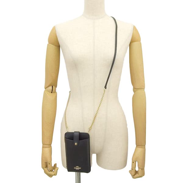 Bag Smartphone Bag Outlet Shoulder Bag Smartphone Shoulder Crossbody C7397 C6884 [Coach] Women's (Black) [Product]