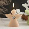 1/2 шт 3D Ангел силиконовые формы для свечей DIY геометрический ангел ручная работа ароматерапевтические свечи гипсовые смоляные формы для домашнего декора
