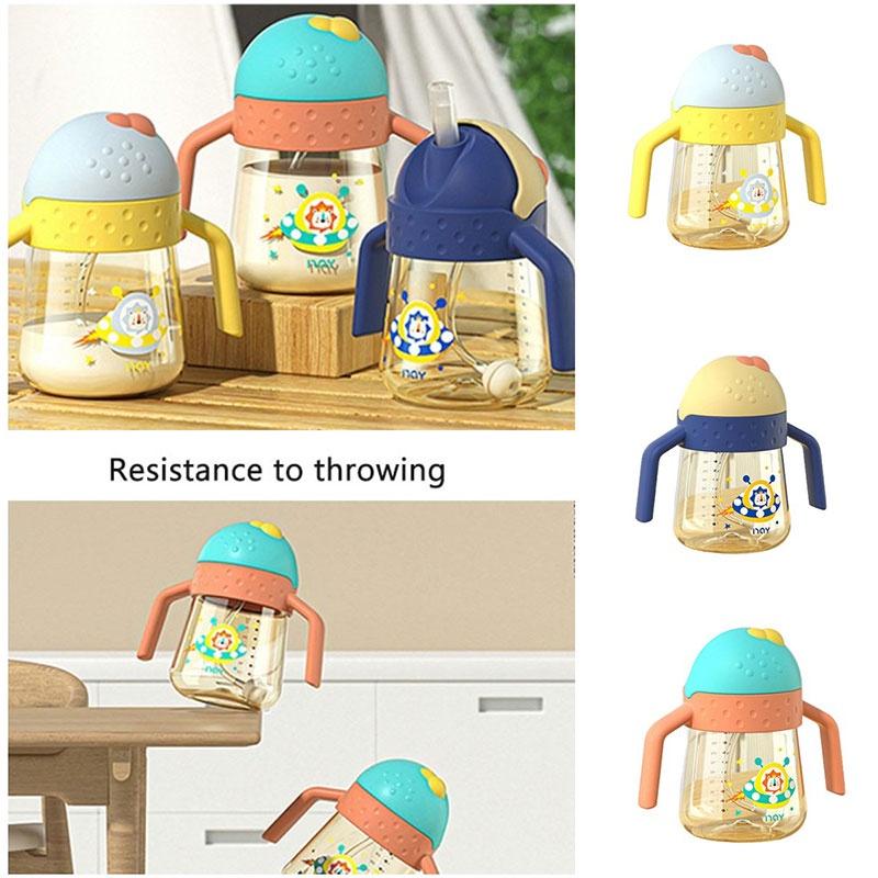 PP Антиколиковая детская бутылочка для кормления 300 мл Широкое горлышко Бутылочка для обучения питью молоко