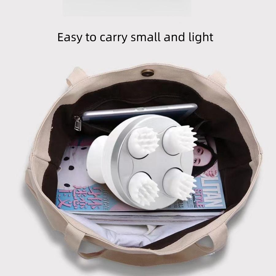 Electric Vibrating Head Massager 3-speed Adjustable Scalp Massager For Office Fitness Fitness Head Grab Massage Tool Masajeador