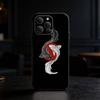 Koi Carp Fish Yin Yang Art Phone Case For iPhone 17,16,15,14,13,12,11 Plus,Pro,Max,Mini Silicone black Soft Cover