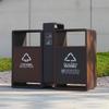 Outdoor Stainless Steel Trash Can
