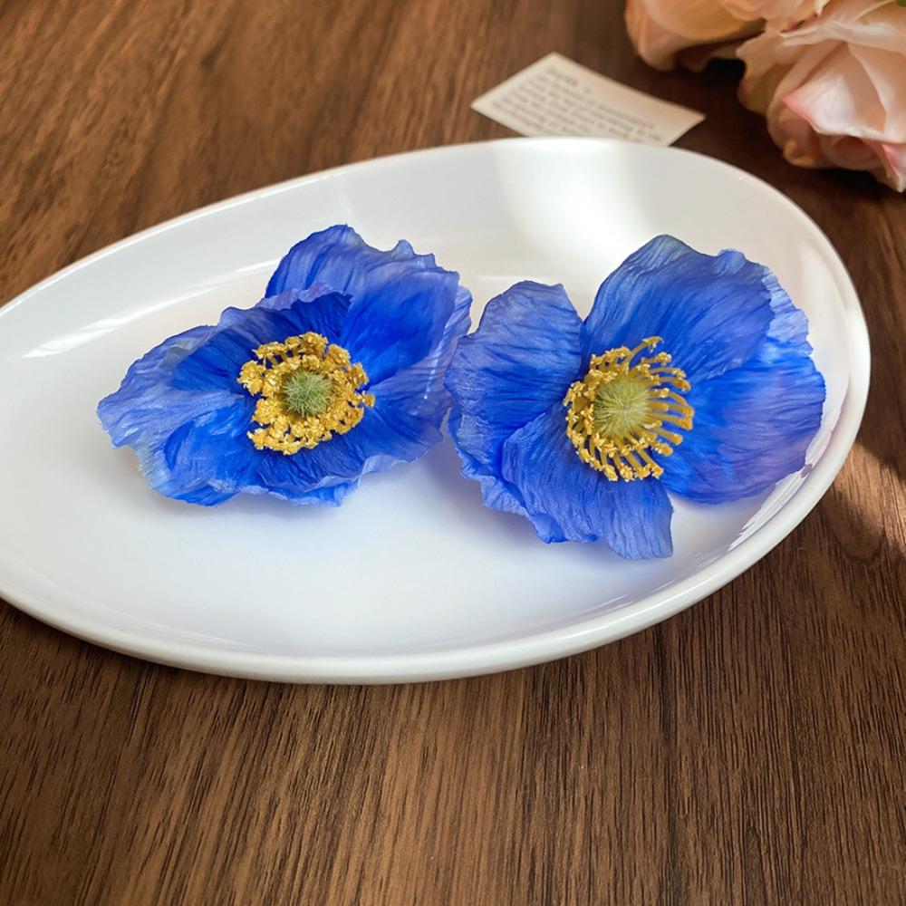 Элегантные серьги-цветы, преувеличенные крупные женские украшения, новые серьги-гвоздики в виде лепестков для женщин/девочек