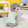 Exquisite Dog Striped T Shirt Comfortable Pet Dog Dress Cartoon Puppy Clothes Chihuahua