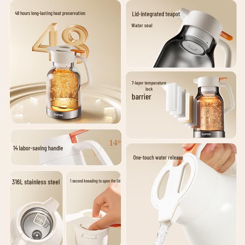 Supor KCV20BF50 Insulated Thermos Pot