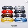 New Y2K Future Technology Sunglasses Cool Punk Style Hip Hop Glasses Men's Women's Personalized Concave Shaped