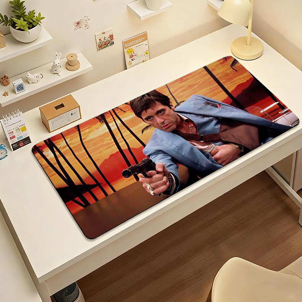 Коврик для мыши Scarface Нескользящий коврик для стола Аксессуары для ПК и ноутбуков Резиновый Офисная клавиатура Большой Игровой Декор