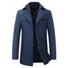 Winter Men's Woolen Coat Warm Coat Down Jacket Wool Coat Cotton-padded Coat Warm Tops