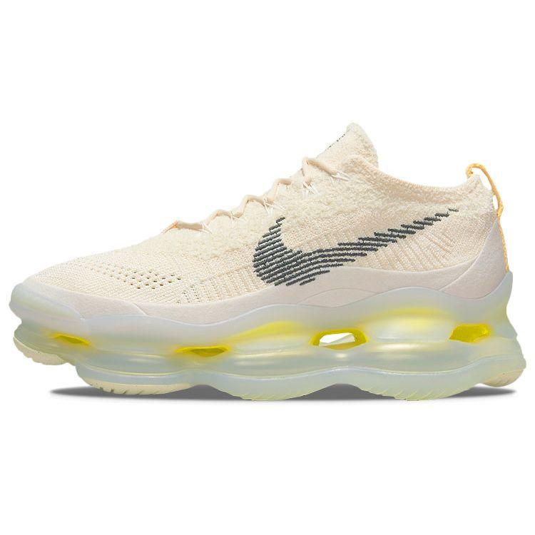 Nike Air Max Scorpion Flyknit Lemon Wash Men Sneakers Cream Phantom Black DJ4701-001
