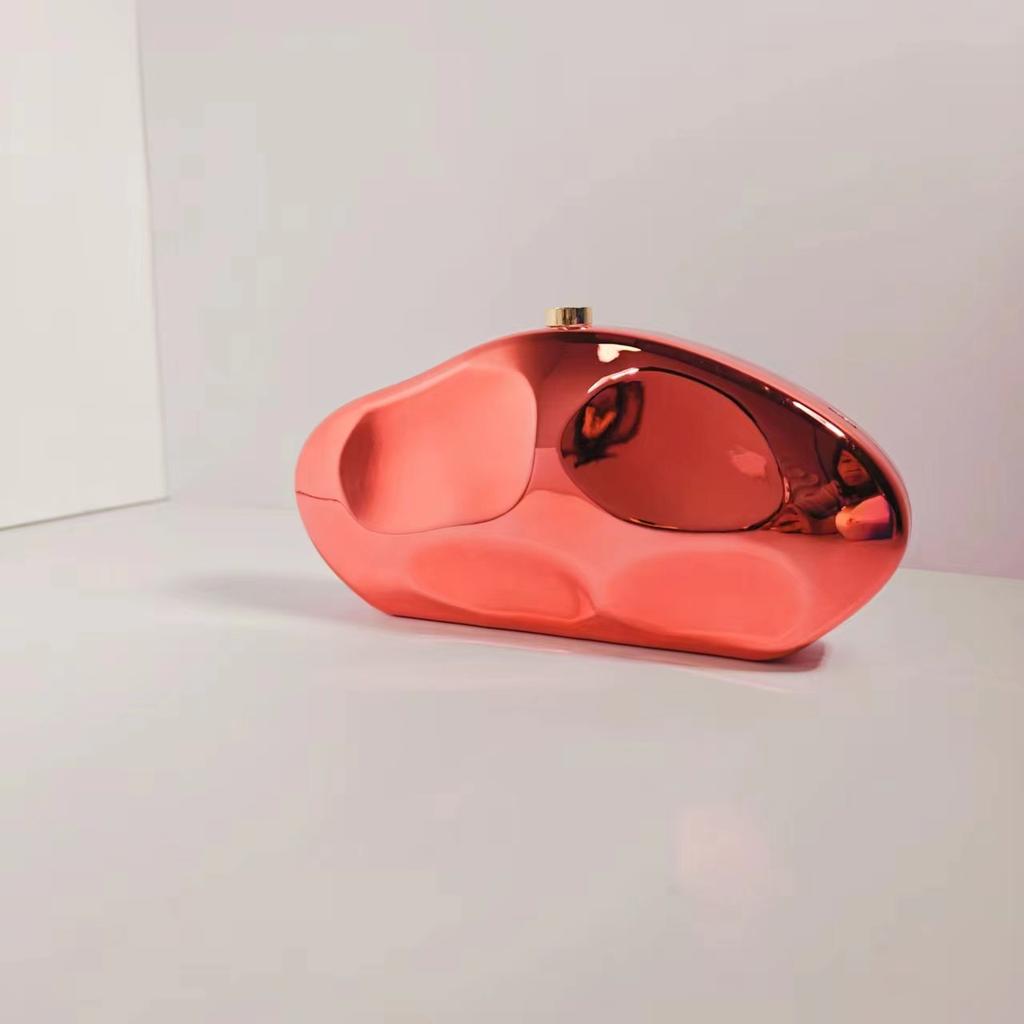 Женская акриловая сумка-ракушка Милый вечерний клатч для свадебной вечеринки Маленькие золотые кошельки Дизайнерские летние пляжные сумки-тоут Лимонный цвет