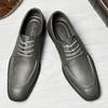 Модные Мужские Туфли Ручной Работы, Мягкие, Удобные, Высокого Качества, Повседневные, Нескользящие, Модные, Простые Оксфорды на Шнуровке, Кожаные, Формальные