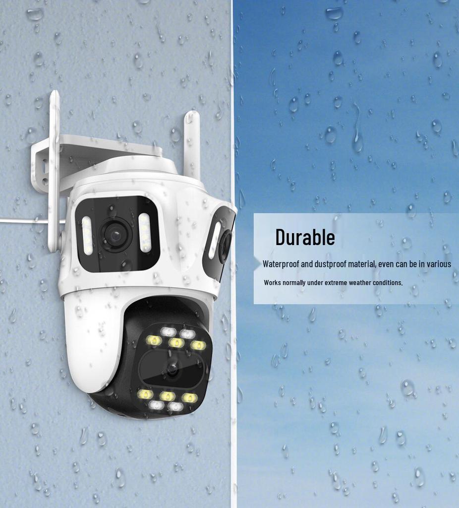 iCSee Xiongmai 3-Screen Outdoor Wireless HD Night Vision Waterproof IP Camera