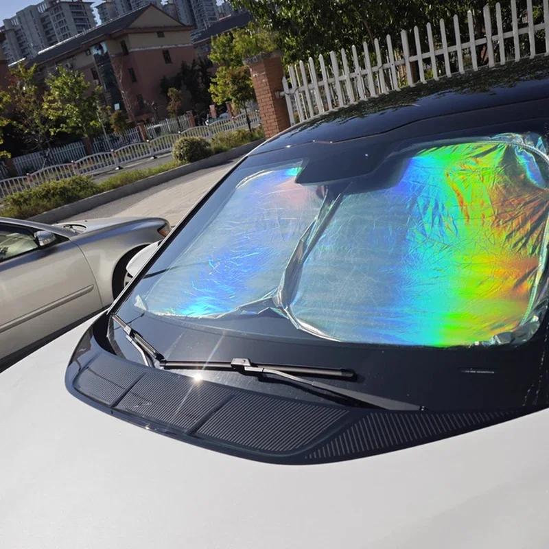 Car Windshield Sun Shade UV Reflective Sun Visor Protection Cover For Fiat 500 500C 500E 312 2007-2026