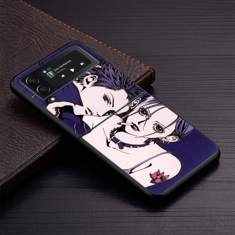 Чехол для телефона Nana Anime Na Na Girl Zflip4 Zflip5 для Samsung Z Flip3 Flip4 Flip5 5G zFlip 4 5 Крышка Оболочка для мобильного телефона Caso Fundas