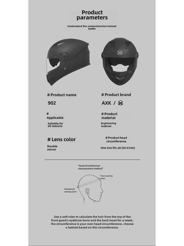 Всесезонный электрический мотоциклетный шлем с двойным козырьком для мужчин и женщин - теплый зимний, с полной защитой лица